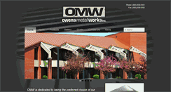 Desktop Screenshot of owensmetalworks.com